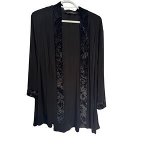 Black R & M Richards Cardigan Size 16W
